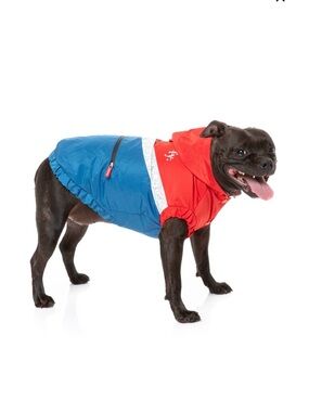 NWT Fuzzyard THE SEATTLE JACKET - RED/BLUE size 4